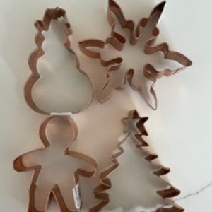 Never used - Williams Sonoma Copper Cookie Cutter